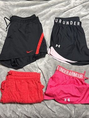 Athletic short lot. Both black and red are BNWOT.
